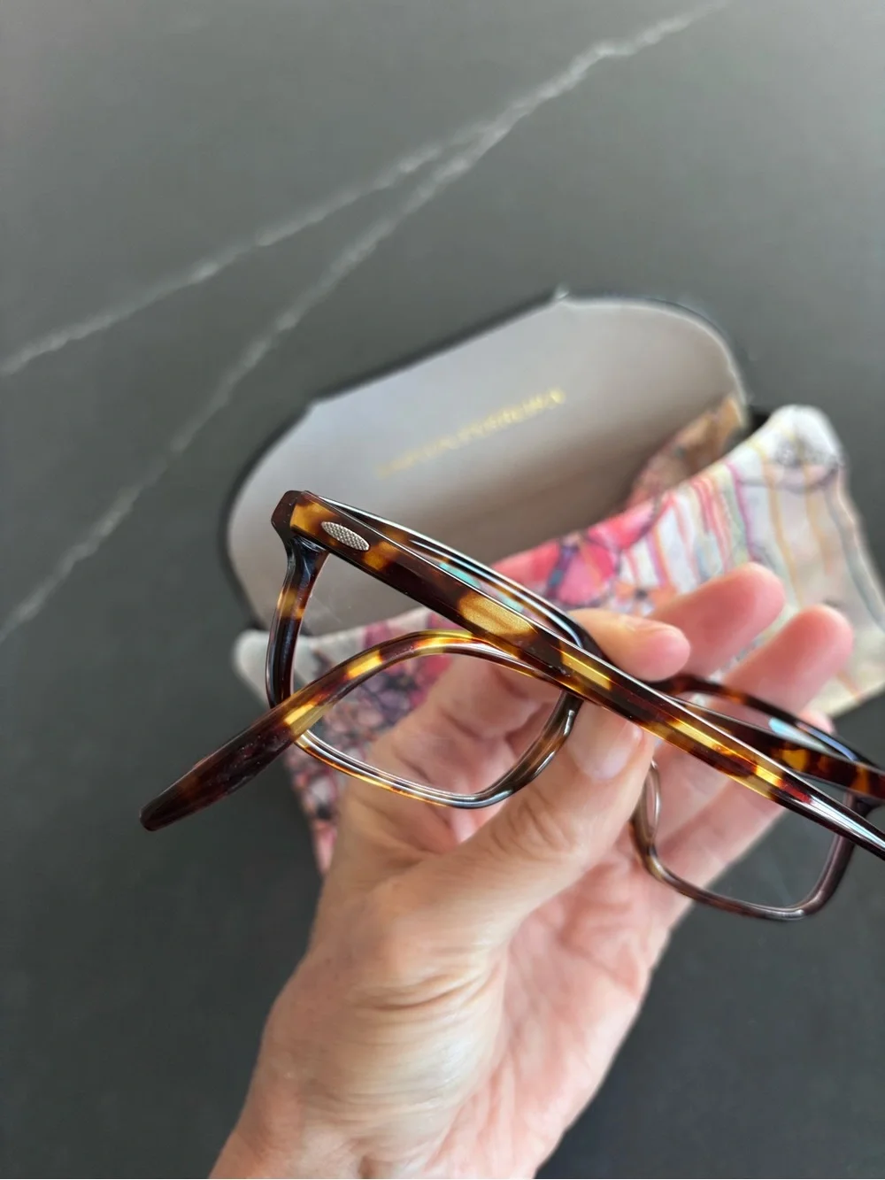 Barton Perreira Cheero 48 Tortoise Eyeglass Frames w/ Case